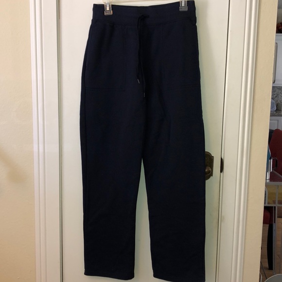Laura Scott Pants Petite Navy Blue Sweat Size Mp Poshmark